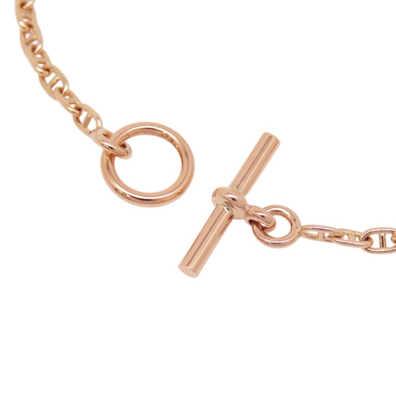 エルメス ブレスレット シェーヌダンクル ファランドール ダイヤモンド 74P 計0.66ct K18PGピンクゴールド サイズSH HERMES