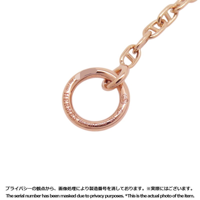 エルメス ブレスレット シェーヌダンクル ファランドール ダイヤモンド 74P 計0.66ct K18PGピンクゴールド サイズSH HERMES