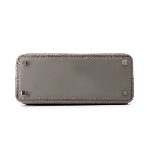 エルメス ハンドバッグ メドール グリメイヤー/シルバー金具 トゴ/スイフト K刻印 ２wayショルダー