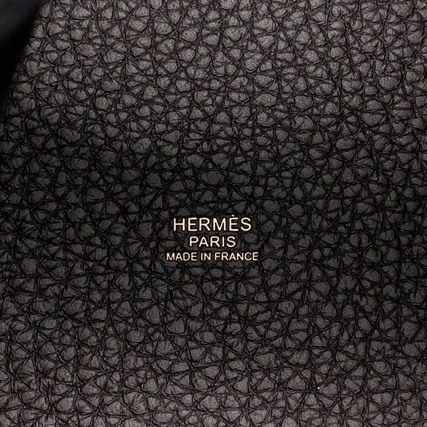 エルメス ハンドバッグ ピコタンロックPM プルノワール/ゴールド金具 トリヨンクレマンス W刻印