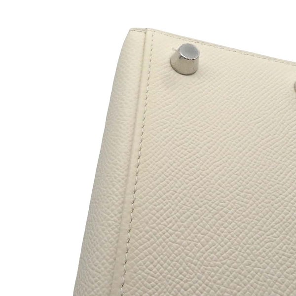 エルメス ケリー25 トリコロール 外縫い ナタ/セサミ/ジョーヌプッサン/シルバー金具 エプソン Z刻印 2wayショルダー