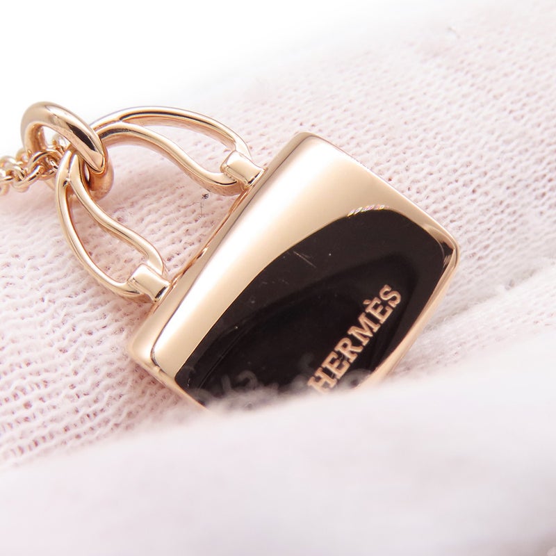 エルメス ネックレス アミュレット コンスタンス ペンダント ダイヤモンド 43P 計0.44ct K18PGピンクゴールド HERMES