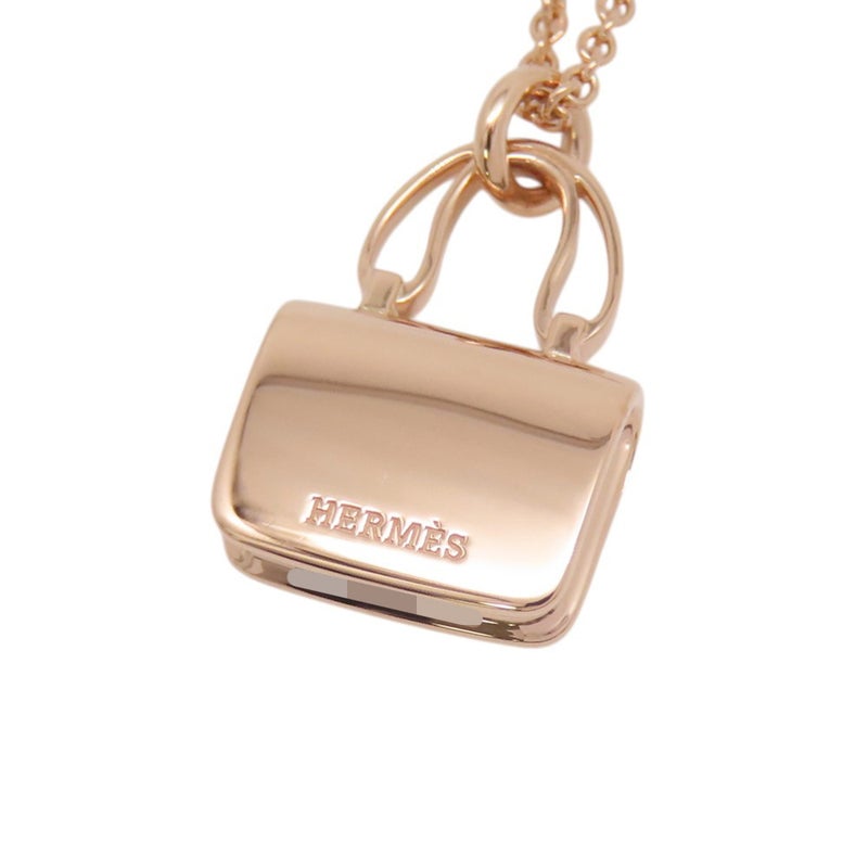 エルメス ネックレス アミュレット コンスタンス ペンダント ダイヤモンド 43P 計0.44ct K18PGピンクゴールド HERMES