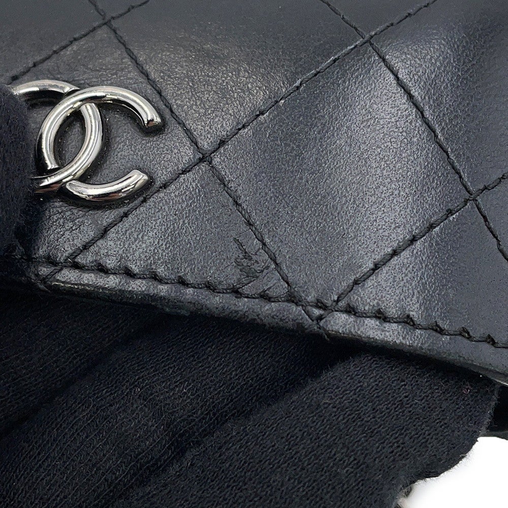 シャネル フォンケース チェーンアラウンド マトラッセ ココマーク ラムスキン A94471 CHANEL 黒 シャネル フォンケース チェーンアラウンド マトラッセ ココマーク
