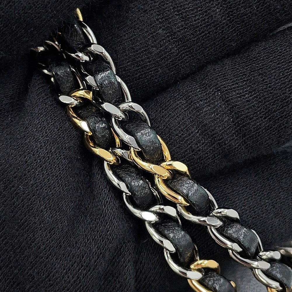 シャネル フォンケース チェーンアラウンド マトラッセ ココマーク ラムスキン A94471 CHANEL 黒 シャネル フォンケース チェーンアラウンド マトラッセ ココマーク