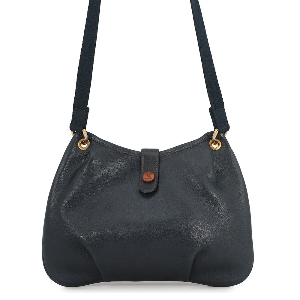 エルメス ショルダーバッグ ロデオ ネイビー/ゴールド金具 レザー 〇N刻印 HERMES バッグ エルメス ショルダーバッグ ロデオ ネイビー/ゴールド金具 レザー 〇N