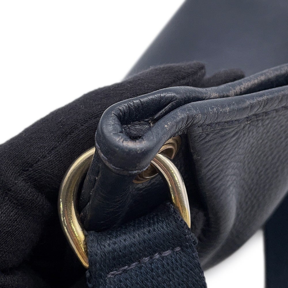 エルメス ショルダーバッグ ロデオ ネイビー/ゴールド金具 レザー 〇N刻印 HERMES バッグ エルメス ショルダーバッグ ロデオ ネイビー/ゴールド金具 レザー 〇N