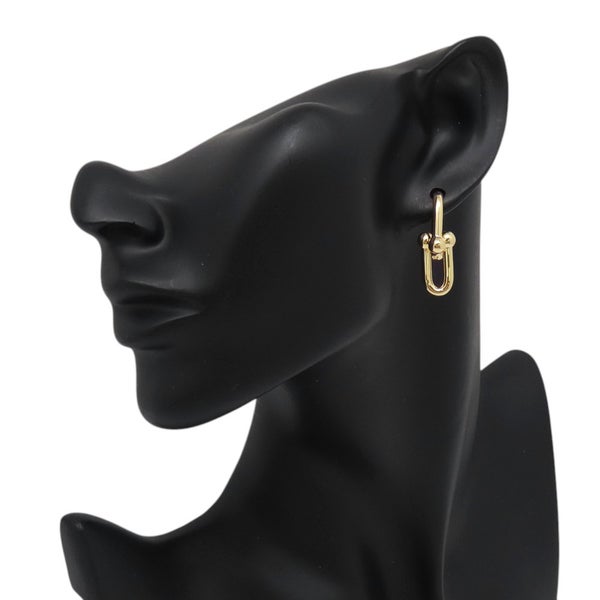 ティファニー ピアス ハードウェア ミディアム リンク ピアス K18YGイエローゴールド 73584531 Tiffany&Co. ジュエリー