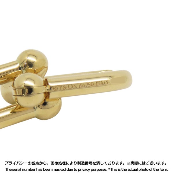 ティファニー ピアス ハードウェア ミディアム リンク ピアス K18YGイエローゴールド 73584531 Tiffany&Co. ジュエリー