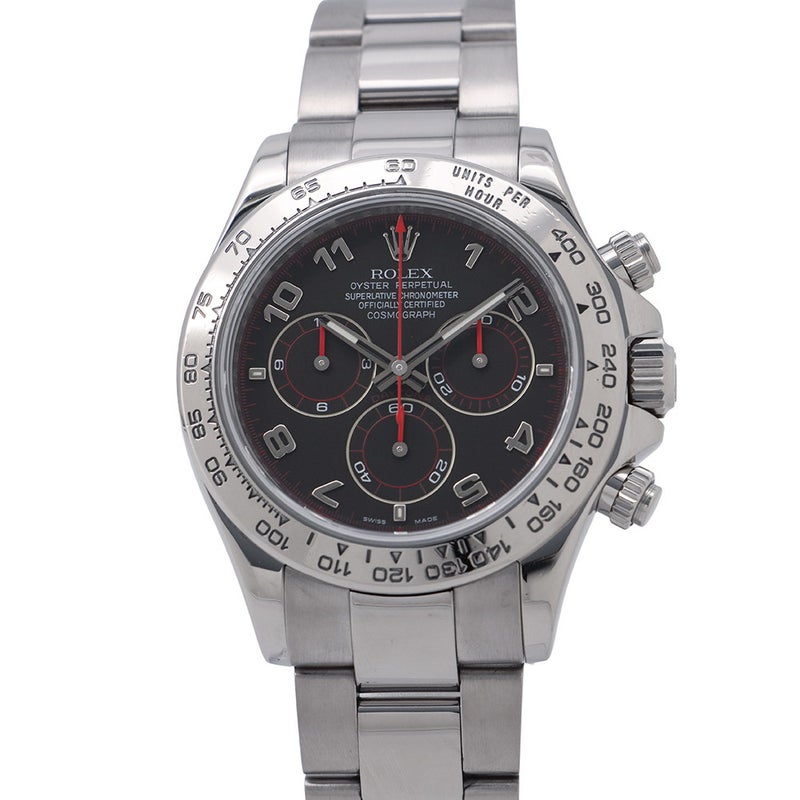 ロレックス コスモグラフ デイトナ K18WG M番 116509 ROLEX 腕時計 黒文字盤