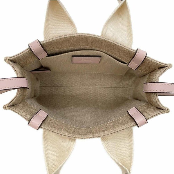 クロエ トートバッグ ウッディ ミニ キャンバス レザー CHC22AP237 Chloe 2wayハンド ショルダーバッグ