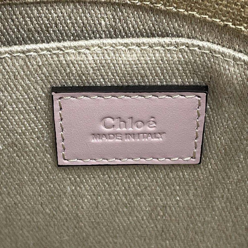クロエ トートバッグ ウッディ ミニ キャンバス レザー CHC22AP237 Chloe 2wayハンド ショルダーバッグ