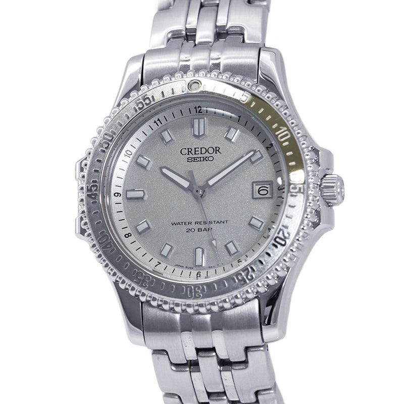 セイコー クレドール パシフィーク GCAX993 SEIKO 腕時計 シルバー文字盤