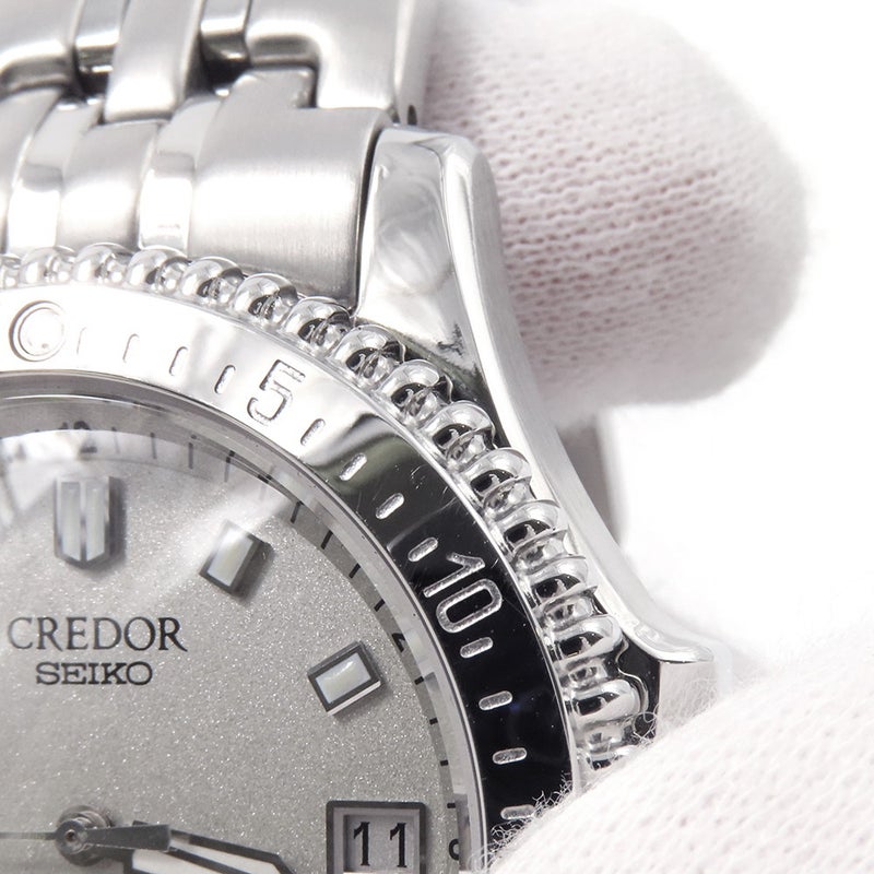 セイコー クレドール パシフィーク GCAX993 SEIKO 腕時計 シルバー文字盤