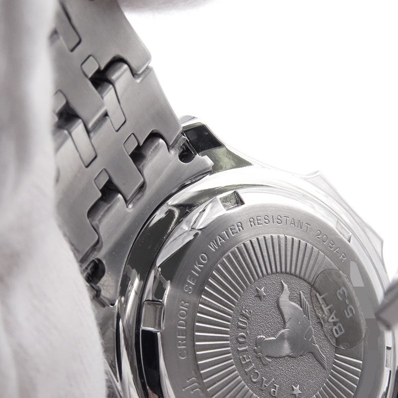 セイコー クレドール パシフィーク GCAX993 SEIKO 腕時計 シルバー文字盤