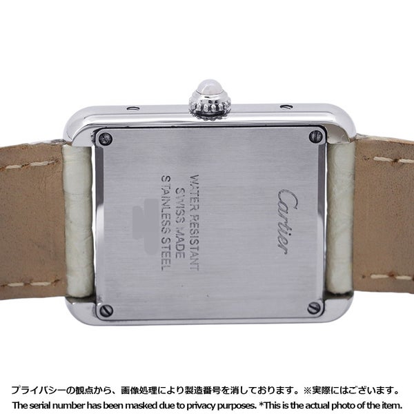 カルティエ タンクソロ SM クリスマス限定モデル W1019555 Cartier 腕時計 シルバー文字盤 クォーツ