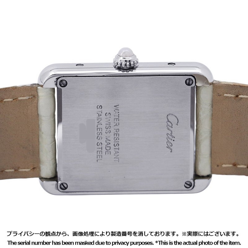カルティエ タンクソロ SM クリスマス限定モデル W1019555 Cartier 腕時計 シルバー文字盤 クォーツ