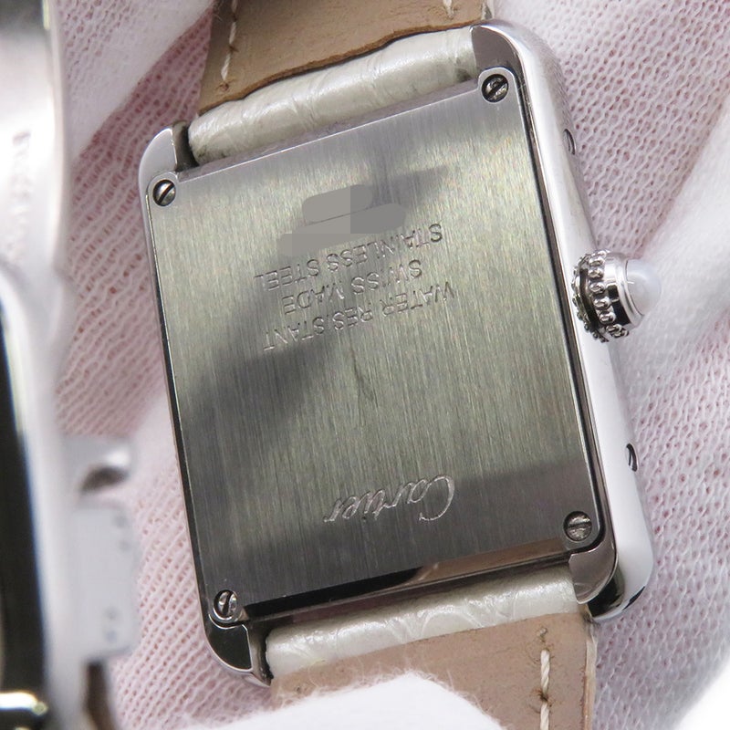 カルティエ タンクソロ SM クリスマス限定モデル W1019555 Cartier 腕時計 シルバー文字盤 クォーツ
