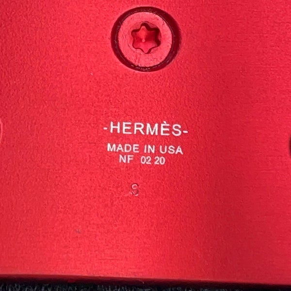 エルメス ブレスレット コリエドシアン レッド サンセットアルミニウム サイズS HERMES アクセサリー マットメタル