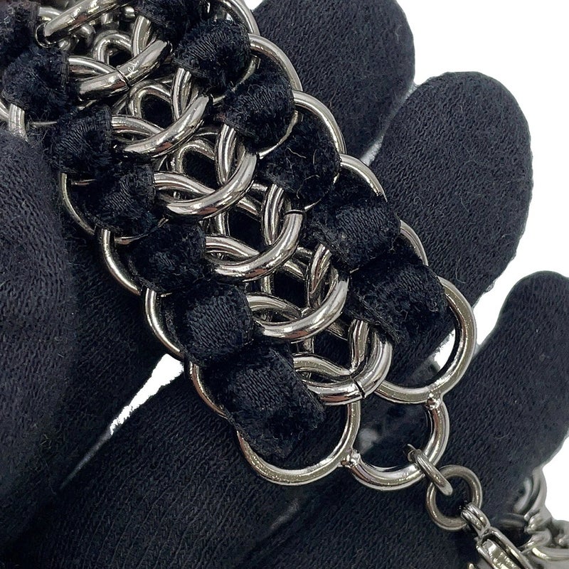 シャネル ブレスレット ココマーク ベルベット ラインストーン フェイクパール 05A CHANEL アクセサリー