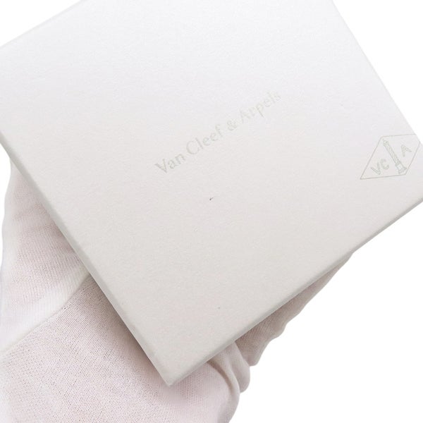 ヴァンクリ ピアス マジック アルハンブラ イヤリング 2モチーフ マザーオブパール K18YGイエローゴールド VCARD78800