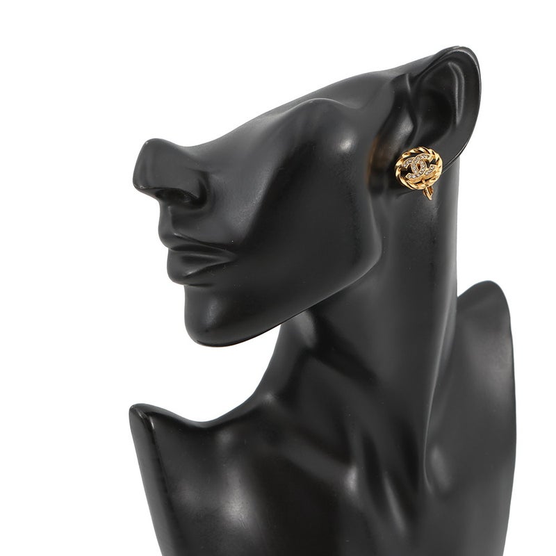 シャネル イヤリング ココマーク ヴィンテージ ラインストーン CHANEL アクセサリー