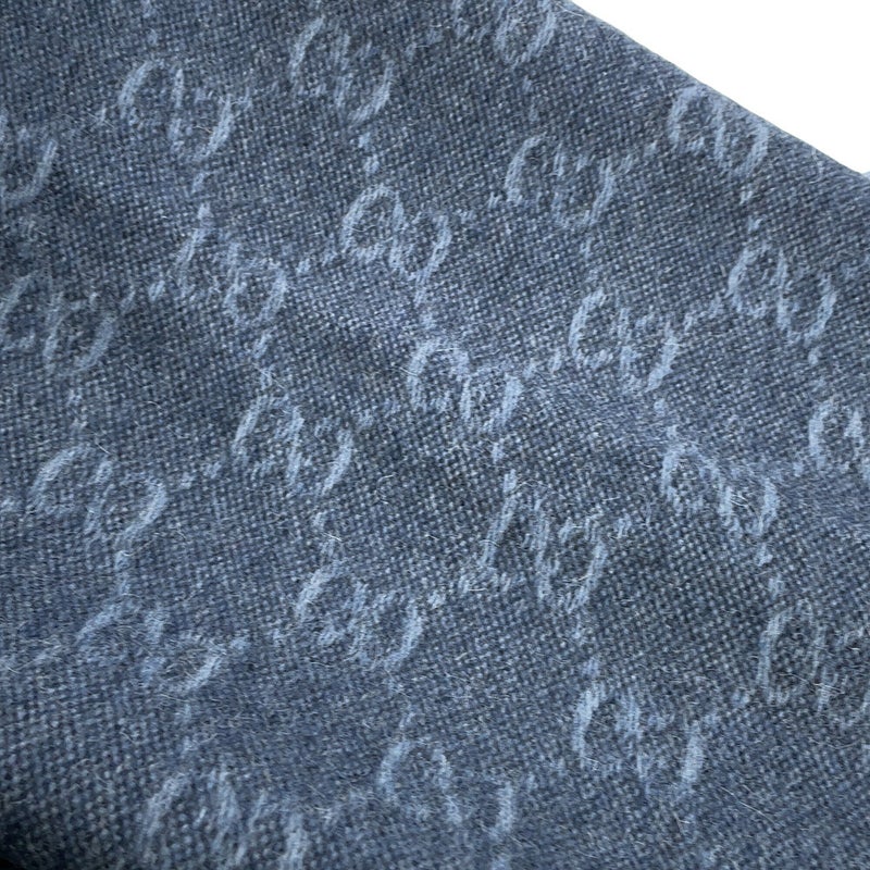 グッチ マフラー ウェビングライン ウール アルパカ 570603 GUCCI ストール メンズ