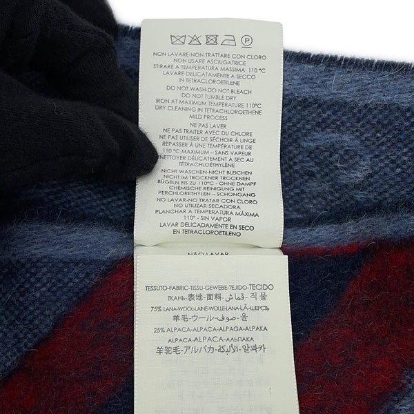 グッチ マフラー ウェビングライン ウール アルパカ 570603 GUCCI ストール メンズ