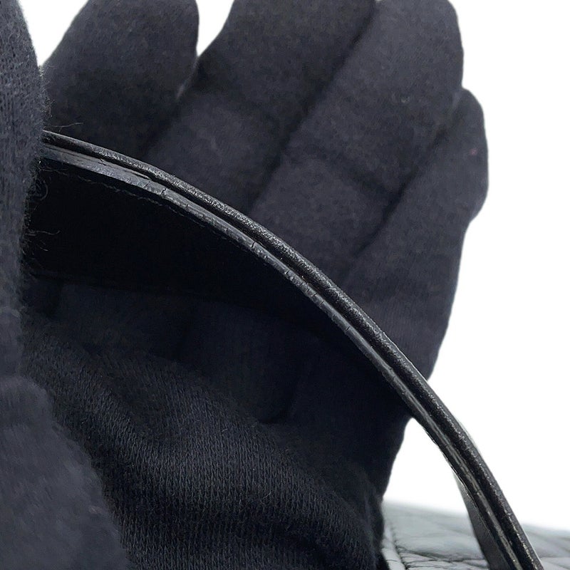 シャネル フォンケース マトラッセ 2.55 ミニ チェーンポシェット ラッキーチャーム カーフレザー A80446 CHANEL 黒