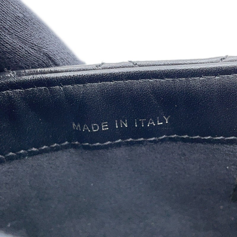 シャネル フォンケース マトラッセ 2.55 ミニ チェーンポシェット ラッキーチャーム カーフレザー A80446 CHANEL 黒