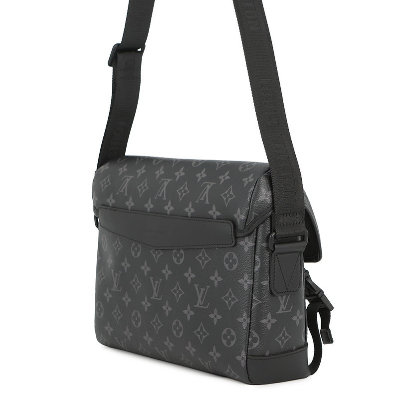 ルイヴィトン ショルダーバッグ モノグラム・エクリプス メッセンジャー・ヴォワヤージュPM M12517 黒 ブラック