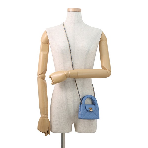 シャネル チェーンショルダーバッグ マトラッセ ココマーク レザー AP3435 CHANEL