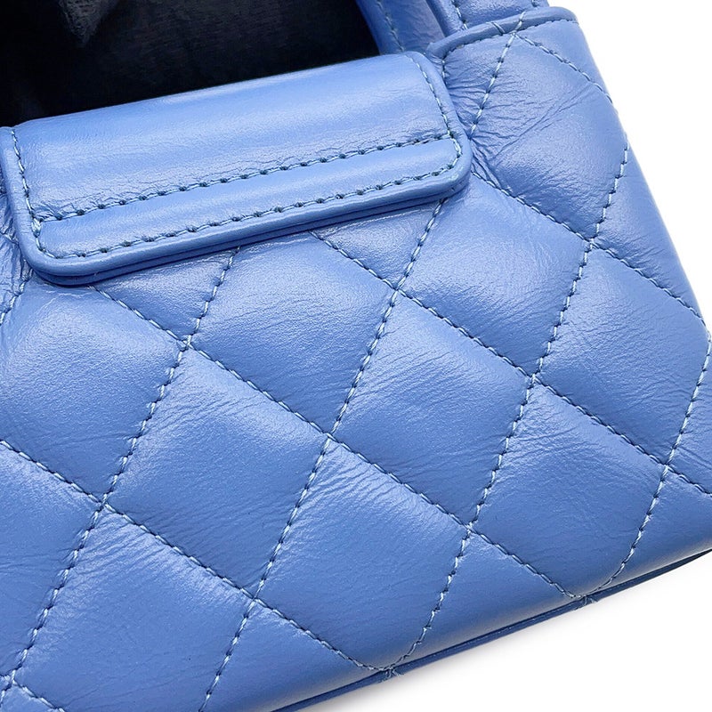 シャネル チェーンショルダーバッグ マトラッセ ココマーク レザー AP3435 CHANEL