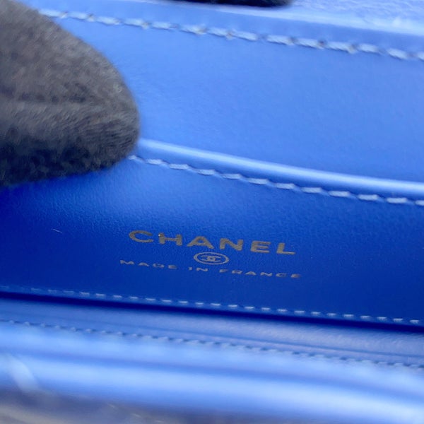 シャネル チェーンショルダーバッグ マトラッセ ココマーク レザー AP3435 CHANEL