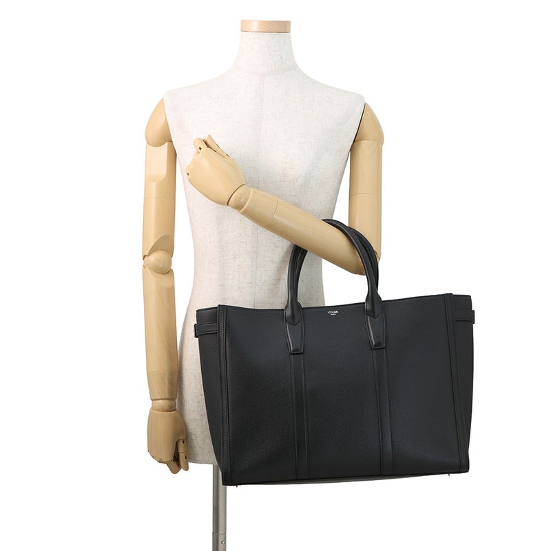 セリーヌ トートバッグ ミディアム カバ マラケ サプルカーフレザー 116273 CELINE 黒 2way