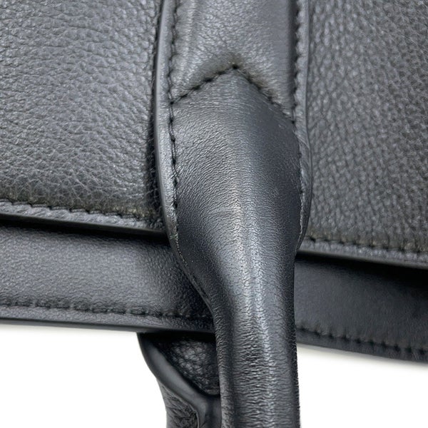 セリーヌ トートバッグ ミディアム カバ マラケ サプルカーフレザー 116273 CELINE 黒 2way