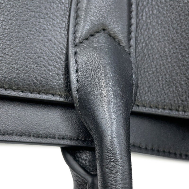 セリーヌ トートバッグ ミディアム カバ マラケ サプルカーフレザー 116273 CELINE 黒 2way