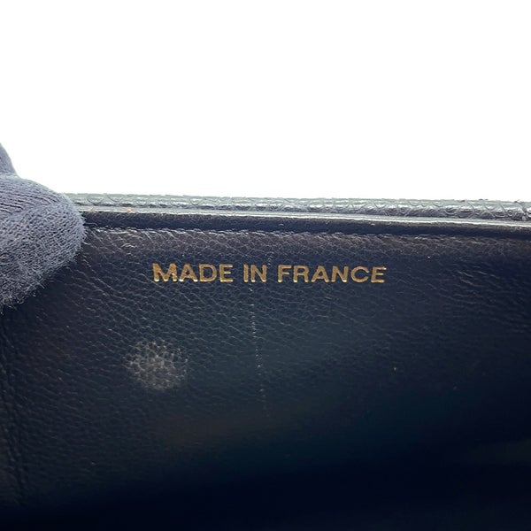 シャネル チェーンショルダーバッグ マドモアゼル ココマーク デカココ キャビアスキン CHANEL 黒