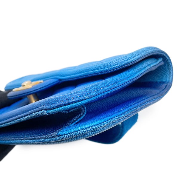 シャネル ボディバッグ ココマーク マトラッセ ミニチェーンベルトバッグ キャビアスキン CHANEL ウエストポーチ