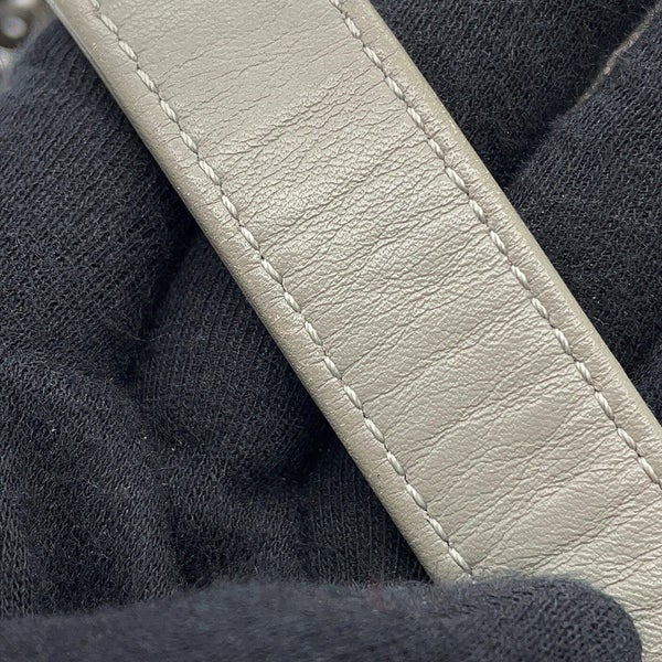 シャネル チェーンショルダーバッグ ボーイシャネル スモール マトラッセ ココマーク ラムスキン/リザード CHANEL 黒