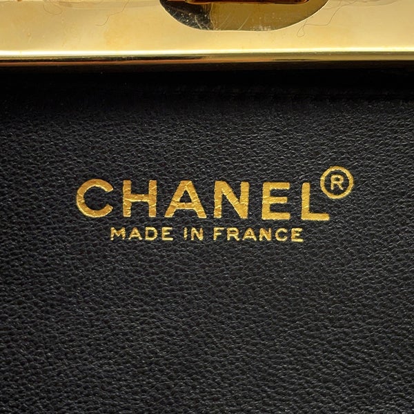 シャネル クラッチバッグ ココマーク ビジュー クリスタル ツイード CHANEL パーティーバッグ 黒