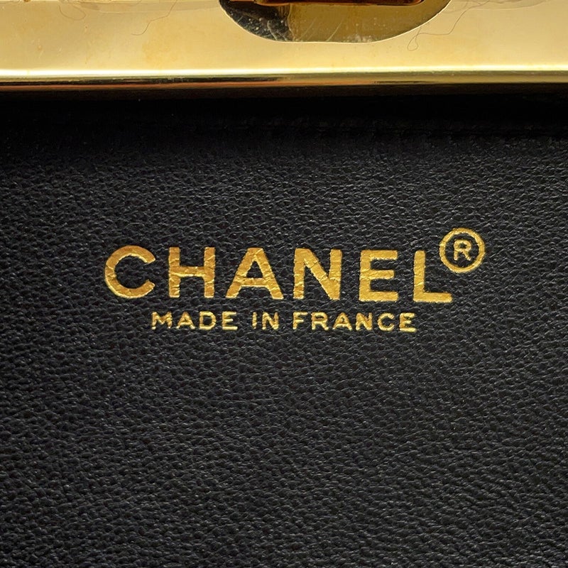 シャネル クラッチバッグ ココマーク ビジュー クリスタル ツイード CHANEL パーティーバッグ 黒