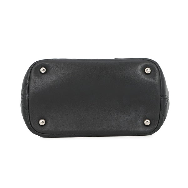 シャネル ハンドバッグ カンボンライン ココマーク ミディアムトート ラムスキン/パテント A25167 CHANEL バッグ 黒