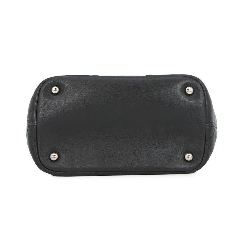 シャネル ハンドバッグ カンボンライン ココマーク ミディアムトート ラムスキン/パテント A25167 CHANEL バッグ 黒