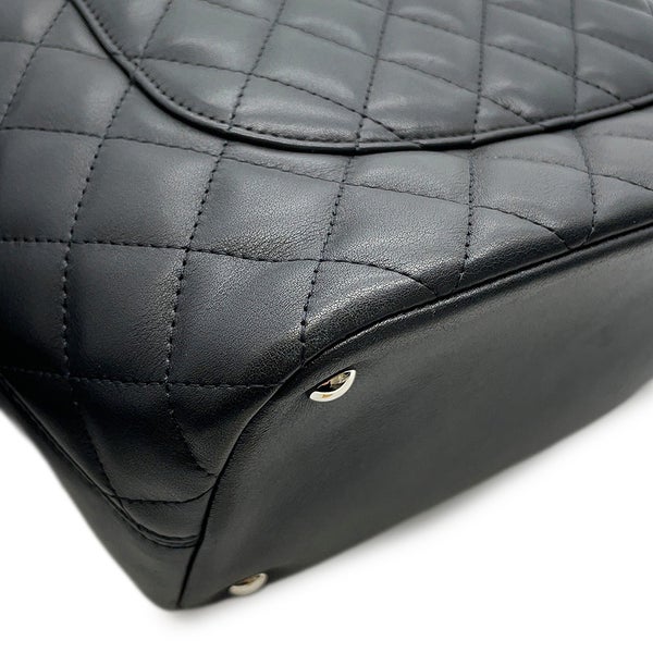 シャネル ハンドバッグ カンボンライン ココマーク ミディアムトート ラムスキン/パテント A25167 CHANEL バッグ 黒