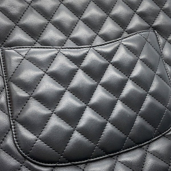シャネル ハンドバッグ カンボンライン ココマーク ミディアムトート ラムスキン/パテント A25167 CHANEL バッグ 黒
