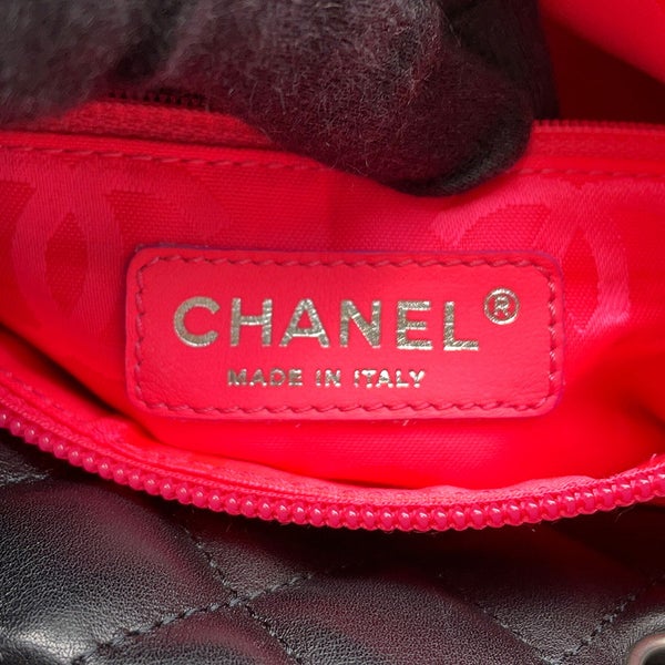 シャネル ハンドバッグ カンボンライン ココマーク ミディアムトート ラムスキン/パテント A25167 CHANEL バッグ 黒