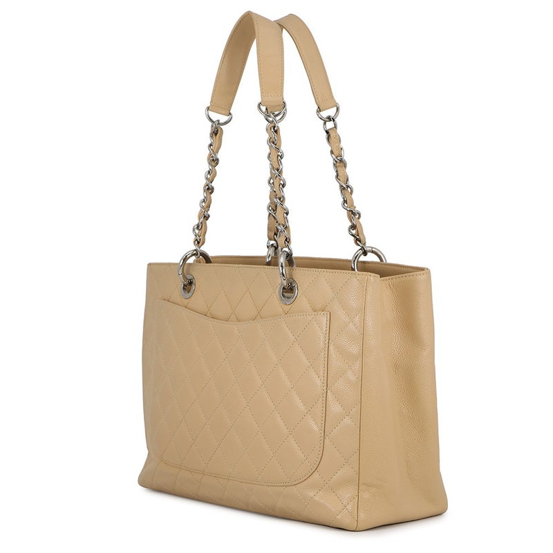 シャネル チェーントートバッグ ココマーク マトラッセ GST キャビアスキン A50995 CHANEL