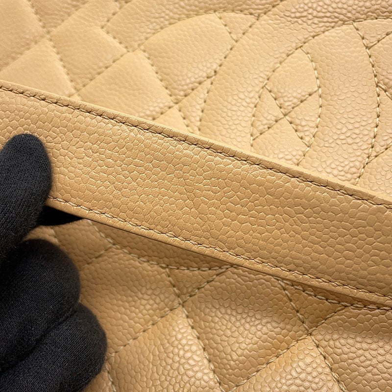 シャネル チェーントートバッグ ココマーク マトラッセ GST キャビアスキン A50995 CHANEL