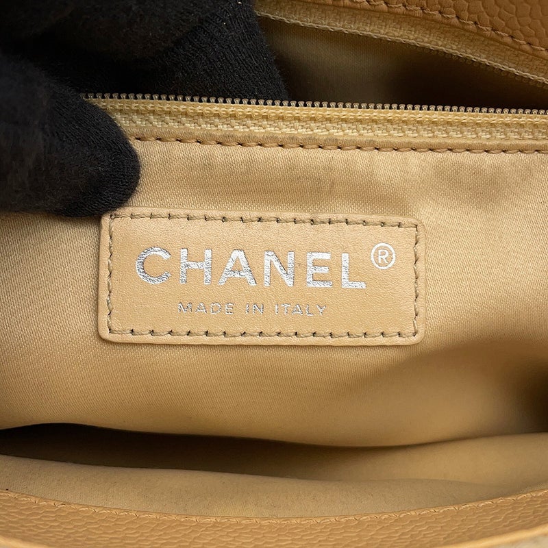 シャネル チェーントートバッグ ココマーク マトラッセ GST キャビアスキン A50995 CHANEL